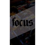Focus 10X5CM Folyo Kesim Etiket Araba-Motor-Kask-Laptop Hologram Seçenekli Sticker Etiketi Fokus - Siyah - 10x5 Cm