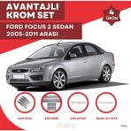 Focus 2 Sd Avantajlı Krom Set 2005-2011 Arası -4ürün- Paslanmaz Ç