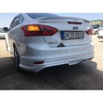 Focus 3 Sedan Uyumlu Arka Tampon Eki - Fiber - Boyasiz