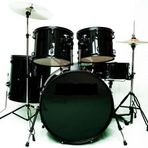 Focus FCP0803-BK 5 Parça 20B/10T/12T/14F/14S Aksamlı Zilli Siyah Akustik Davul Seti