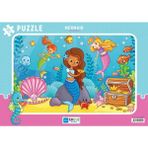 Focus Games BF244 Deniz Kızı 30 Parça Renkli Puzzle