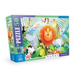 Focus Games BF314 Vahşi Hayvanlar 50 Parça Renkli Puzzle