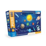Focus Games BF317 Gezegenler 100 Parça Renkli Puzzle
