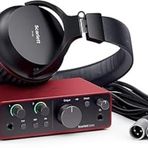 Focusrite Scarlett Solo Studio Gen 4 Ses Kayıt Paketi: Şarkı Yazarları İçin Kayıt, Yayın ve Podcasting İçin Kondansatör Mikrofon ve Kulaklık, USB Audio Arayüzü