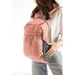 Focux Nil-09 Outdoor (44CMX25CMX18CM) Unisex Günlük Sırt Çantası Spor Çantası Çok Amaçlı Çanta - Gül Kurusu