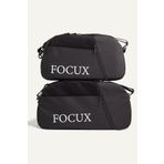 FOCUX Nil-2'li Büyük Boy+Orta Boy Seyahat SporTatil GYM Valizi El Valiz SİYAH