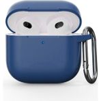 Fogy Airpods 4. Nesil Liquid Silicone Hq Tıpalı Silikon Kılıf - Lacivert
