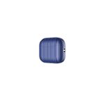 Fogy Airpods Pro 2 ile Uyumlu Şeritli Bavul Tasarımlı Şık Dizayn Kılıf, Lacivert