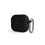 Fogy Airpods Pro 2 ile Uyumlu Silikon Kılıf Ve Taşıma Çengeli, Siyah