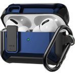 Fogy Apple Airpods Pro 2 Darbeye Dayanıklı Bumblebee Silikon Koruyucu Kılıf - Lacivert