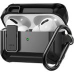 Fogy Apple Airpods Pro 2 Darbeye Dayanıklı Bumblebee Silikon Koruyucu Kılıf - Siyah