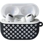 Fogy Apple Airpods Pro 2 Uyumlu Nike Edition Slikon Koruyucu Kılıf - Siyah - Beyaz