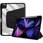 Fogy Apple Ipad Pro 11 Inç 2021 / 2022 M1-M2 Kılıf Kalem Bölmeli 360 Dönebilen Kapak - iPad Pro 11 2021 (3.Nesil) - Siyah