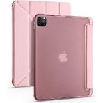 Fogy Apple iPad Pro 11 Inç 2021 M1 Çipli (3.nesil) Kalemlikli Premium Standlı Katlanabilir Uyku Modu Özellikli Tablet Kılıfı - iPad Pro 11 2021 (3.Nesil) - Rose Gold