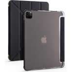 Fogy Apple iPad Pro 12.9 2021 (5.nesil) A2461, A2379, A2462 Seri Uyumlu Kalemlikli Premium Standlı Katlanabilir Uyku Modu Özellikli Tablet Kılıfı - Siyah