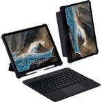 Fogy Apple Ipad Pro 4. Nesil M2 2022 11 Inç Klavye Mag Touchpad Klavyeli Standlı Klavyeli Kılıf - Siyah
