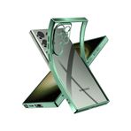 Fogy Galaxy S24 Ultra ile Uyumlu Kılıf Kamera Lens Korumalı İnce Silikon Kapak Case, Yeşil