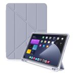 Fogy Galaxy Tab A8 10.5 SM-X200 (2021) Uyumlu Kalemlikli Premium Standlı Katlanabilir Uyku Modu Özellikli Tablet Kılıfı - Mor