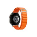 Fogy Galaxy Watch 3 45mm Gear S3 46mm ile Uyumlu Kordon Alpine Loop Kordon (22MM), Turuncu