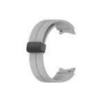 Fogy Galaxy Watch 4 Classic 46mm ile Uyumlu Kordon Ribbon Line, Gri