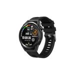 Fogy Galaxy Watch 42mm ile Uyumlu Bükülmelere Ve Kırılmalara Dayanıklı Renkli Esnek Silikon Kordon, Siyah