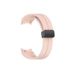 Fogy Galaxy Watch 4/5 40mm ile Uyumlu Kordon Ribbon Line, Açık Pembe