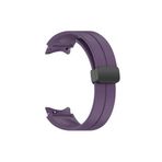 Fogy Galaxy Watch 4/5 44mm ile Uyumlu Kordon Ribbon Line, Mor