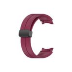 Fogy Galaxy Watch 4/5 44mm ile Uyumlu Kordon Ribbon Line, Mürdüm