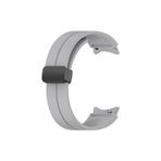 Fogy Galaxy Watch 5 Pro 45mm ile Uyumlu Kordon Ribbon Line, Gri
