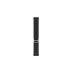 Fogy Honor Magic 2 46mm ile Uyumlu Alpine Loop Metal Örgü Işleme Kordon, Siyah