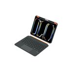 Fogy Ipad A16 10.Nesil Uyumlu 360° Döner Manyetik Türkçe Q Klavyeli Kılıf (RGB Işıklı – Trackpad’li)