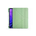 Fogy Ipad Air 10.9 2022 (5.Nesil) M1 ile Uyumlu Standlı Kalem Bölmeli Akıllı Kılıf, Açık Yeşil