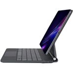 Fogy Ipad Air 11 2026 8.Nesil M4 çinli için Uyumlu TouchPad Case Magic Keyboard Aydınlatmalı Klavyeli Tablet Kılıfı (Siyah)