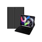 Fogy Ipad Air 11 4/5/6 Nesil M1/m2 2024 Çipli ile Uyumlu Bluetooth Türkçe Q Klavyeli Kılıfı Tablet Değildir), Siyah
