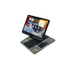 Fogy Ipad Air 4/5/6.nesil 2022/2024 ile Uyumlu Klavyeli Kılıf 360 Dönebilen Rgb Tuşlu Touchpad, Pembe
