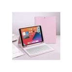 Fogy Ipad Air 5 Nesil M1 Çipli 10,9 ile Uyumlu Bluetooth Türkçe Q Klavyeli Kılıfı (Tablet Değildir), Açık Pembe