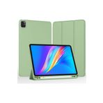 Fogy İpad Pro 11 1/2/3/4.Nesil 2018-2023 ile Uyumlu Kılıf Kılıf Kalem Bölmeli ORJ Smart Case Kabak, Açık Yeşil