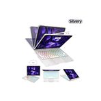Fogy Ipad Pro 11 2024 M4 ile Uyumlu Klavyeli Kılıf 360 Dönebilen Rgb Tuşlu Touchpad Özellikli