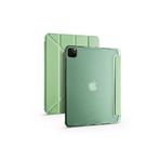 Fogy Ipad Pro 12.9 2021 (5.Nesil) ile Uyumlu Tam Kalıp Tri Folding Smart With Pen Standlı Kılıf, Açık Yeşil