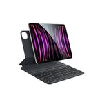 Fogy Ipad Pro 4.Nesil 11" Inç (M2 Çipli) ile Uyumlu Case Magic Keyboard Folio Utra Slim Klavyeli Tablet Kılıf