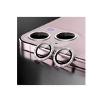 Fogy Iphone 14 Plus ile Uyumlu Swarovski Taşlı Kamera Lensi Koruma Camı, Rose Gold