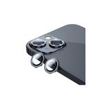 Fogy Iphone 14 Plus ile Uyumlu Taşlı Kamera Lensi Koruma Camı, Siyah