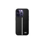 Fogy Iphone 14 Pro ile Uyumlu Kılıf Içi Kadife Dışı Deri Görünümlü A Kalite Lizbon Kapak, Siyah