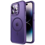 Fogy Iphone 14 Pro ile Uyumlu Kılıf Rocky Kapak, Derin Mor