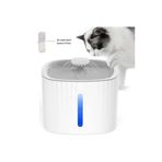 Fogy Kedi Köpek Su Pınarı Otomatik Kedi Su Şelalesi, Led Işıklı Kedi Su Sebili, Ultra Sessiz 3 Litre