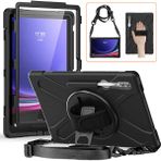 Fogy Samsung Galaxy S9 Ultra 14.6''uyumlu Kapak Ergonomik Tasarım ve Kolay Kullanım Zırh Tablet Kılıfı - Siyah