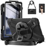 Fogy Samsung Galaxy Tab A9 8.7 SM-X110 X115 Kapak Ergonomik Tasarım ve Kolay Kullanım Zırh Tablet Kılıfı - Siyah