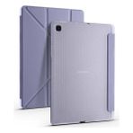 Fogy Samsung Galaxy Tab S6 Lite SM-P610 10.4"uyumlu Kalemlikli Premium Standlı Katlanabilir Uyku Modu Özellikli Tablet Kılıfı - Mor