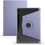 Fogy Samsung Galaxy Tab S7 Fe /s8 Plus/s7 Plus Kılıf Kalem Bölmeli 360 Dönebilen Kapak Case - Lavanta