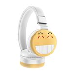 Fogy Smilens Figürlü Işıklı Bluetooth Kulaklık Kafa Üstü Mkrofonlu Kulak Üstü Ios Ve Adnroid ile Uyumlu